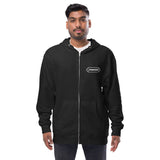 STARWOOD Embroidered Zip-Up Fleece Hoodie