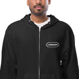 STARWOOD Embroidered Zip-Up Fleece Hoodie