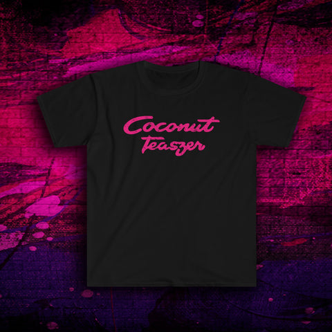 COCONUT TEASZER Distressed Logo T-Shirt