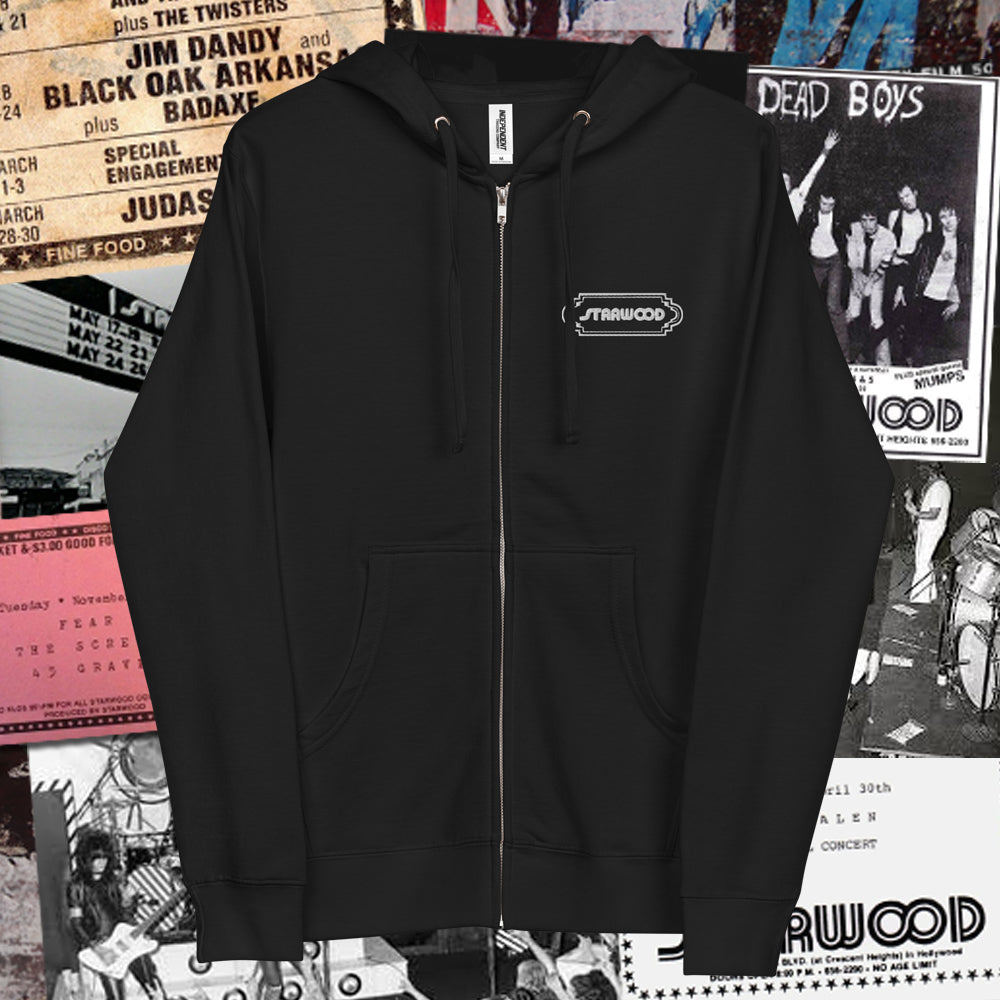 STARWOOD Embroidered Zip-Up Fleece Hoodie – RIP Magazine Official