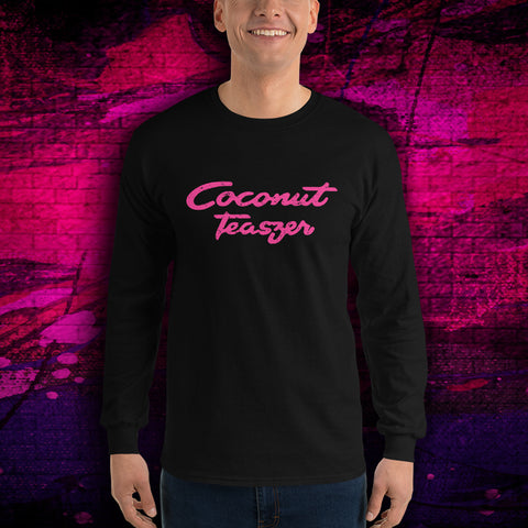 COCONUT TEASZER Distressed Long Sleeve T-Shirt