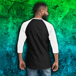 MADAME WONG'S Distressed 3/4-Sleeve Raglan