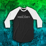 MADAME WONG'S Distressed 3/4-Sleeve Raglan