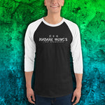 MADAME WONG'S Distressed 3/4-Sleeve Raglan