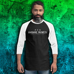 MADAME WONG'S Distressed 3/4-Sleeve Raglan