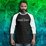 MADAME WONG'S Distressed 3/4-Sleeve Raglan