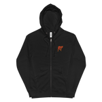 RIP Embroidered Zip-Up Fleece Hoodie