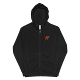RIP Embroidered Zip-Up Fleece Hoodie